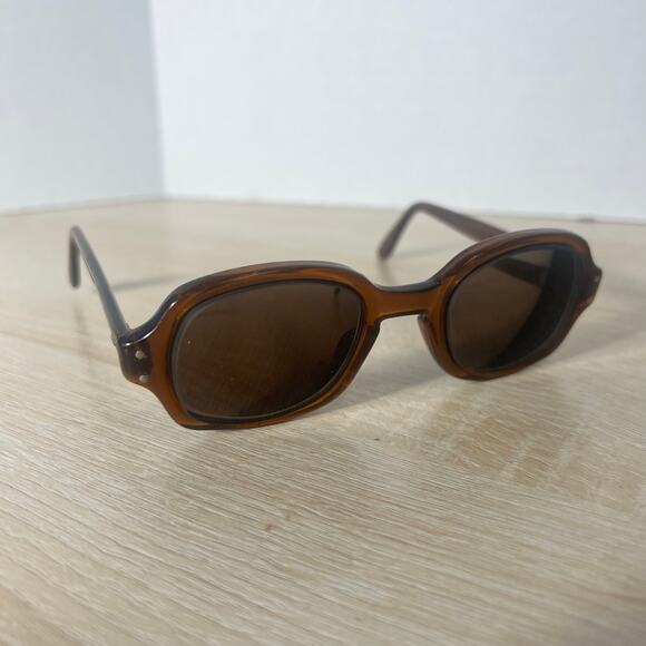 Romco Accessories - Vintage Romco 4 1/2 - 5 3/4 RO 48-20 Eyeglasses READ DESC FRAMES ONLY Brown